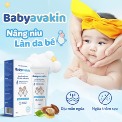 Kem bôi da cho bé Babyavakin dịu muỗi đốt, rôm sảy, mẩn ngứa, dưỡng ẩm cho trẻ sơ sinh 20g