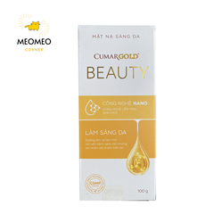 Mặt nạ sáng da CumarGold Beauty giúp hỗ trợ mờ thâm nám, dưỡng sáng da từ nghệ Nano 100g