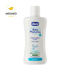 Sữa dưỡng thể chiết xuất Hạnh nhân Chicco Crema Corpo Fluida Body Lotion dành cho bé từ sơ sinh 200ml