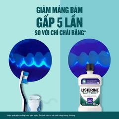 Nước Súc Miệng Diệt Khuẩn LISTERINE® HEALTHY BRIGHT 750ml