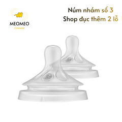 Núm ti thay thế bình sữa Philips Avent Natural