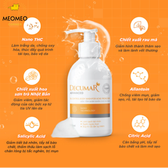 Sữa Tắm Cho Da Mụn DECUMAR chiết xuất rau má 280ml