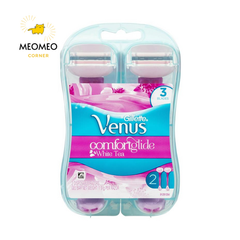 Dao cạo đầu bơ Gillette Venus Spa và đầu nha đam Gillette Venus Sensitive