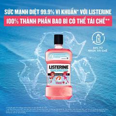 Nước Súc Miệng LISTERINE® Kids Berry Shield Cho Bé 250ml