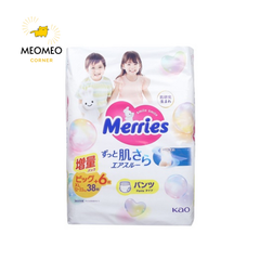 Tã/Bỉm Merries nội địa Nhật bỉm dán, bỉm quần size sz sơ sinh, NB, S, M, L, XL, XXL, XXXL [Jumbo cộng miếng]