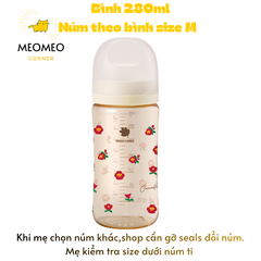 [FULLBOX] Bình sữa PPSU Greenfinger Bebegrow Green Finger 160ml / 280ml
