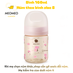 [FULLBOX] Bình sữa PPSU Greenfinger Bebegrow Green Finger 160ml / 280ml