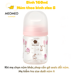 [FULLBOX] Bình sữa PA Greenfinger Bebegrow Green Finger Pure Baby 160ml / 280ml