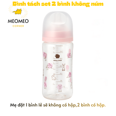 [TÁCH LẺ SET] Bình sữa PA Greenfinger Bebegrow Green Finger Pure Baby 160ml / 280ml