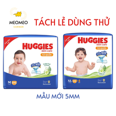 [TÁCH LẺ] Tã Quần Huggies skin care TRÀM TRÀ size M/L/XL/XXL dùng thử