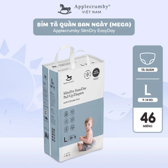 Tã bỉm ngày Applecrumby Slimdry Easyday Mega Pull Ups S M L XL XXL