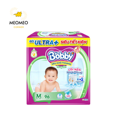 Tã / bỉm quần Mở Một Bên Bobby thiết kế dễ mặc cho bé sơ sinh NB-S / Bỉm quần siêu khô thoáng Bobby Ultra+ Gạo Non M L XL XXL
