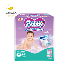 Tã / Bỉm quần siêu khô thoáng Bobby Ultra+ Gạo Non M / L / XL / XXL