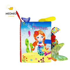 Sách vải thiết kế hình đuôi thú 3D cho bé tiếng anh