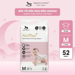 [ Miếng lẻ ]Tã / bỉm dán, quần Applecrumby Overnight ban đêm / ban ngày cho bé