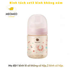 [TÁCH LẺ SET] Bình sữa PPSU Greenfinger Bebegrow Green Finger 160ml / 280ml