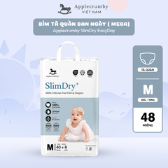 [ Miếng lẻ ]Tã / bỉm dán, quần Applecrumby Overnight ban đêm / ban ngày cho bé