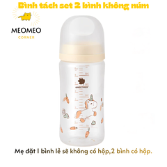 [TÁCH LẺ SET] Bình sữa PA Greenfinger Bebegrow Green Finger Pure Baby 160ml / 280ml