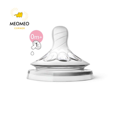 Núm ti Avent/ Núm ty bình sữa Phillip Avent Natural cổ rộng