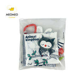 Sách vải thiết kế hình đuôi thú 3D cho bé tiếng anh