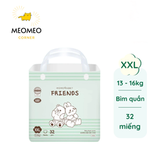 [Miếng lẻ] Bỉm Momo Rabbit – Bản Friends | Mềm mại, thấm hút tốt, nâng niu làn da bé