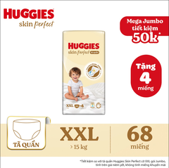 Tã bỉm quần Huggies Skin Perfect 2 vùng thấm M L XL XXL