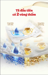 Tã bỉm quần Huggies Skin Perfect 2 vùng thấm M L XL XXL