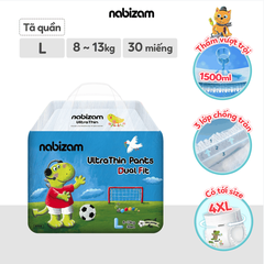 Tã bỉm quần Nabizam Ultra Thin 4 mùa M L XL 2XL 3XL 4XL