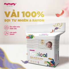 Khăn khô đa năng Mamamy Tropical túi 160 tờ