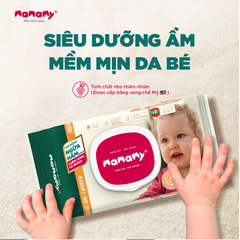 Khăn ướt không mùi Mamamy ngừa hăm cho bé