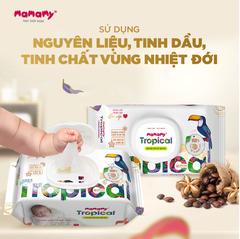 Khăn ướt không mùi Mamamy Tropical 90 tờ
