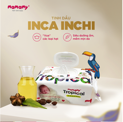 Khăn ướt không mùi Mamamy Tropical 90 tờ