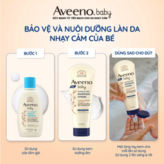 Sữa Tắm Gội cho bé Aveeno Baby Daily Moisture Wash & Shampoo 236ml