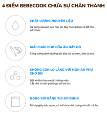 Rong biển rắc cơm Bebecook cho bé từ 12 tháng