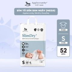 [ Miếng lẻ ]Tã / bỉm dán, quần Applecrumby Overnight ban đêm / ban ngày cho bé