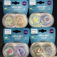 Ti giả/ Ty giả Avent Ultra Air cho bé đủ mẫu