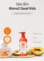 Sữa Tắm Dưỡng Ẩm, Làm Sạch Nhanh GOODKIDS Atono2 Cho Bé Từ 3 Tuổi (500g)