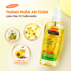 Dầu dưỡng da hỗ trợ giảm nhanh khô ngứa cho mẹ bầu Palmer's 150ml