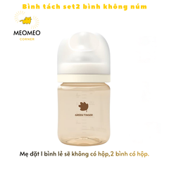 [TÁCH LẺ SET] Bình sữa PPSU Greenfinger Bebegrow Green Finger 160ml / 280ml