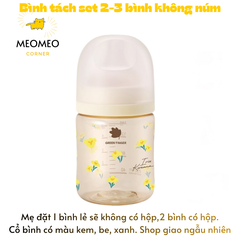 [TÁCH LẺ SET] Bình sữa PPSU Greenfinger Bebegrow Green Finger 160ml / 280ml