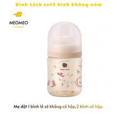 [TÁCH LẺ SET] Bình sữa PPSU Greenfinger Bebegrow Green Finger 160ml / 280ml