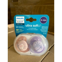 Ti giả / ty giả ngậm Avent Ultra Soft cho bé Air