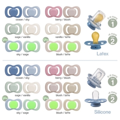 [Có nắp chụp] Núm ti Bbox Silicone kháng khuẩn b.box giống ti BIBS