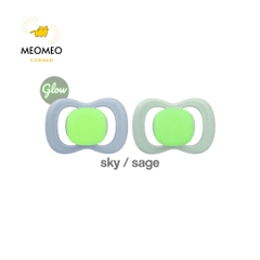 [Có nắp chụp] Núm ti Bbox Silicone kháng khuẩn b.box giống ti BIBS