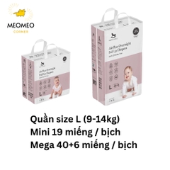 Tã / bỉm dán, quần Applecrumby Overnight ban đêm cho bé