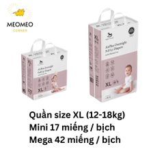 Tã / bỉm dán, quần Applecrumby Overnight ban đêm cho bé