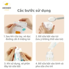 Túi Đựng Sữa Bột & Túi Trữ Sữa Misuta Cho Bé - Hộp 30 túi