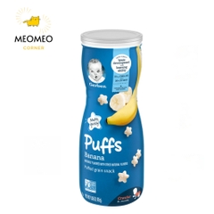 Bánh ăn dặm cho trẻ từ 6 tháng Gerber Puffs Stage Baby Cereal Snacks