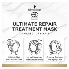 Mặt Nạ Tăng Cường Phục Hồi Tóc Schwarzkopf Extra Care Ultimate Repair Strengthening Treatment Mask 300ml