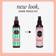 Xịt Dưỡng Tóc Hask 5-in-1 Argan, Keratin, Curl Care, Coconut, Biotin, Tea Tree, Blonde 175ml